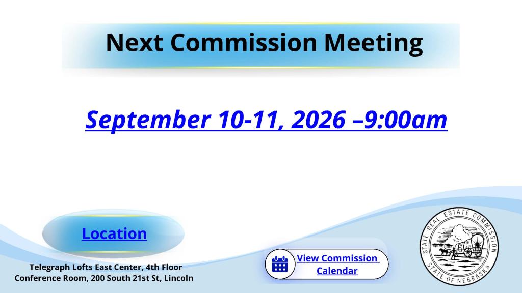 Sept Commission Meeting